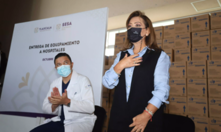 Entrega Lorena Cuéllar equipo médico a hospitales de Tlaxcala
